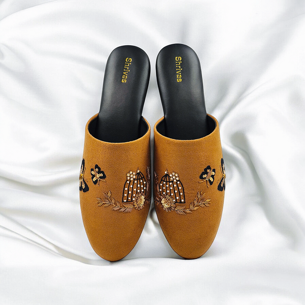 Cage Mules - Brown