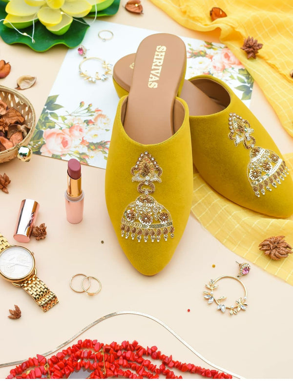 Jhumka - Mustard